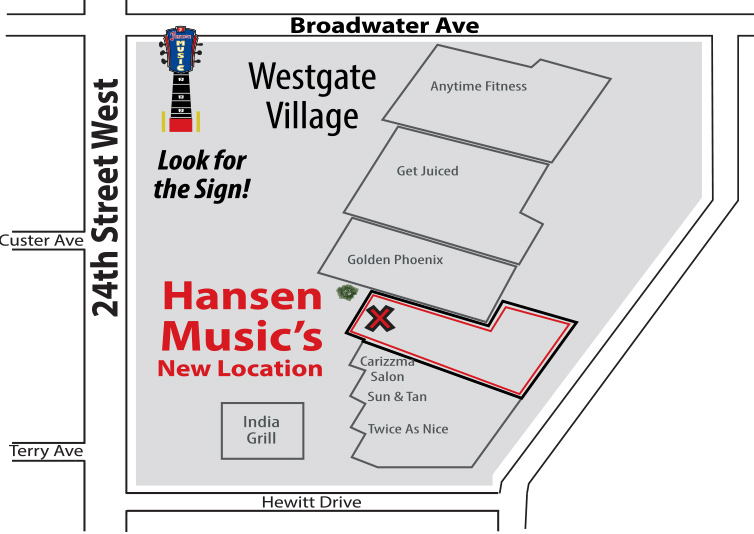 Hansen Music Billings Location